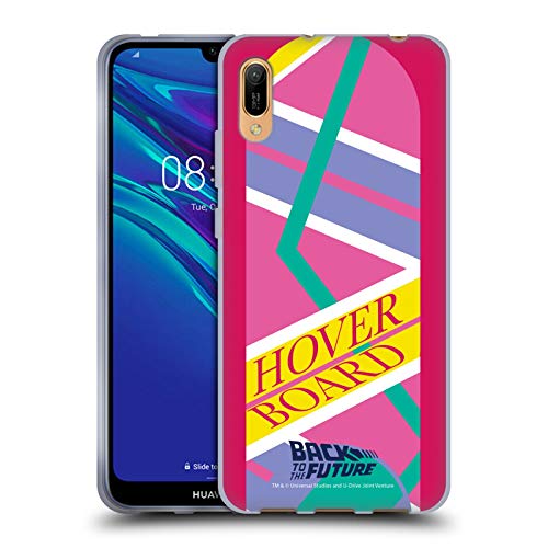 Offizielle Back to The Future Hoverboard 2 I Zusammengestellte Kunst Soft Gel Handyhülle Hülle Huelle kompatibel mit Huawei Y6 Pro
