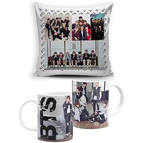 Almofada e caneca BTS