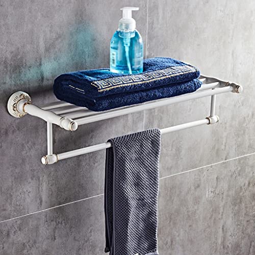 Porte-serviettes mural pour optimiser les petites salles de bain