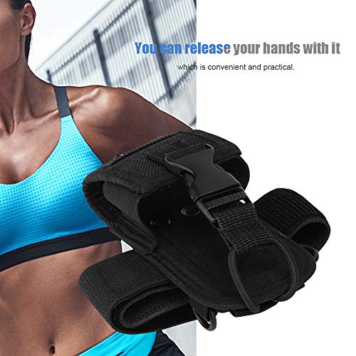 Walkie Talkie Holder Arm Band Radio Police For Upper Shoulder Strap Talkies Armband Motorola Holster Cases Msc 20D Walkie Talkie Two Way Radio Nylon Lightweight Arm Bag With Armban - Image 3
