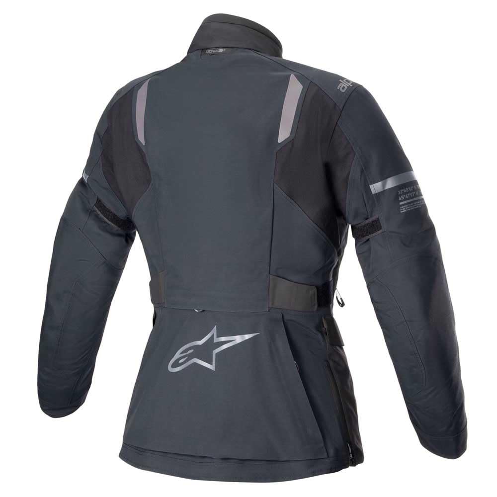 Alpinestars Stella ST-7 2L GTX wodoodporna damska kurtka tekstylna motocyklowa, czarny/ciemnoszary, XL