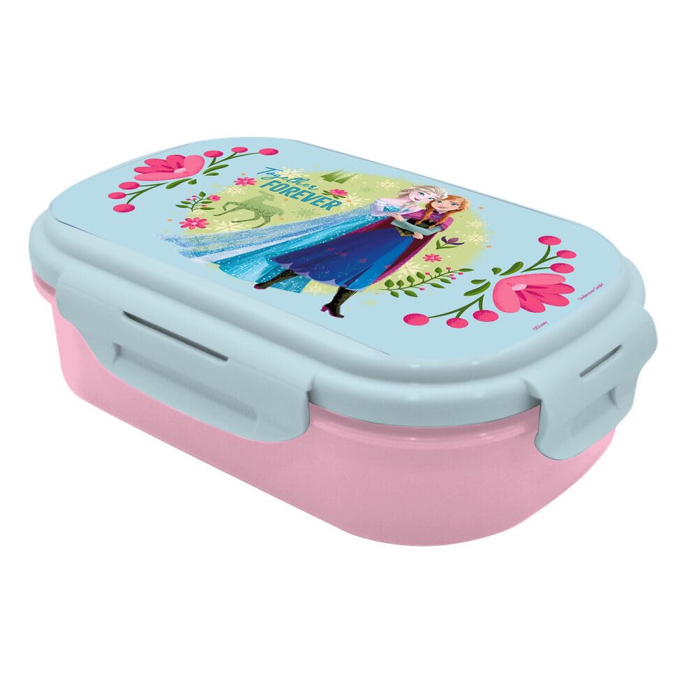 Kids Licensing - Fiambrera Sandwichera con Dos Compartimentos y Cubierto inluido - Ideal Picnic, Cole y Excursiones - Modelo Real Madrid — view 5