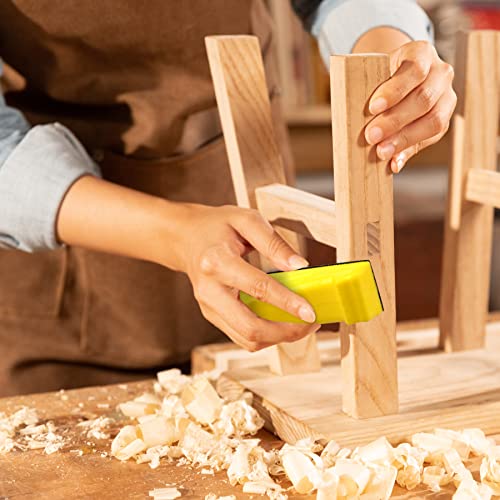 SIQUK 100 Stück Schleifpapier mit Schleifklotz Set, Schleifblätter Körnung 40/60/80/120/180/240/320/400/600/800 Sandpepier und Mini Handschleifer HandSchleifklotz für Schleifen und Polieren
