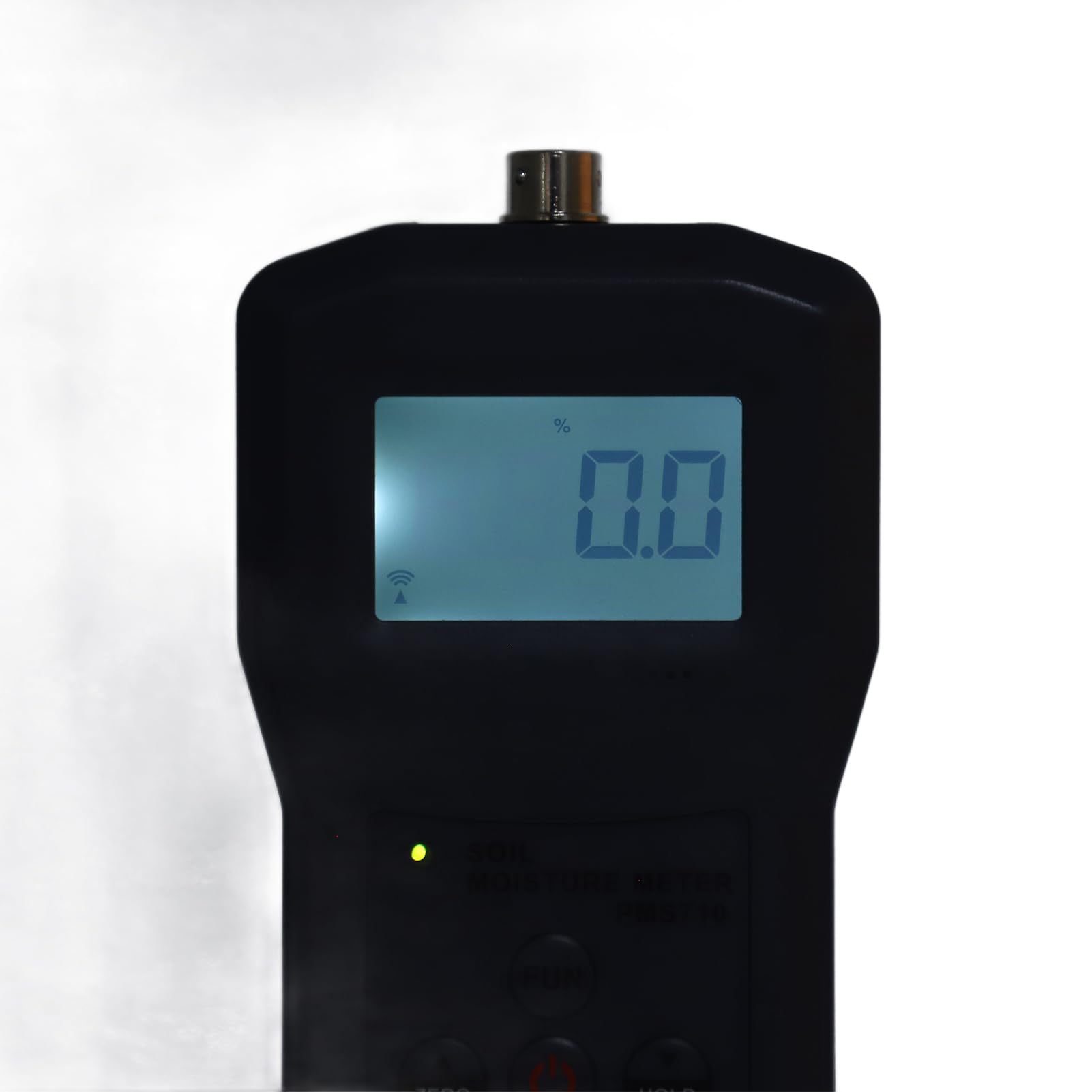 Qcwwy PH-Wasserfeuchtigkeitsmesser, Luftfeuchtigkeitsmesser, Schnelle Feuchtigkeitsmessung, Bodenwassergehaltstester mit Hintergrundbeleuchtetem LCD-Display für Wissenschaftliche Experimente in der