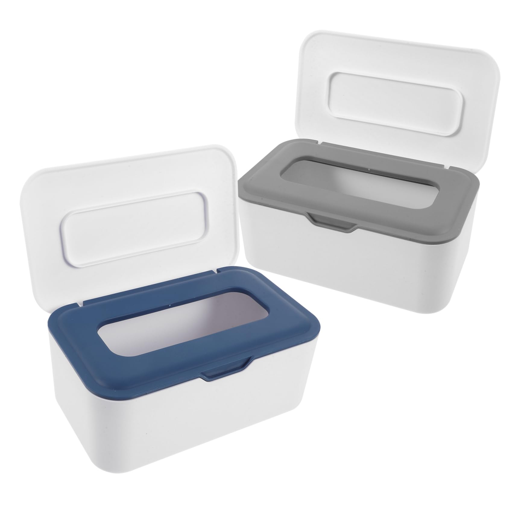 Dispensador de Toallitas Húmedas para Bebés Azul, 2 Piezas