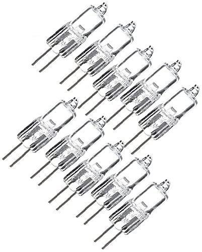 G4 Halogenlampen, 10 Stk. 20w 12v Halogenglühlampen, Einzelkapselglühlampen, Klarlack, hochweiß, Bi-Pin (g4) Sockel für Herdbeleuchtung, Beleuchtung, Stromschienenbeleuchtung Beendet