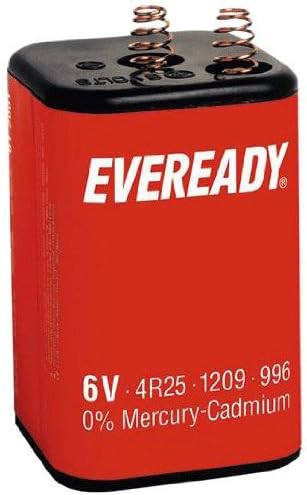 Batteria VELAMP 4R25 Zinco Carbone 6V - 9000 MAh, Per Radio, Sveglie, Giocattoli - Foto 13