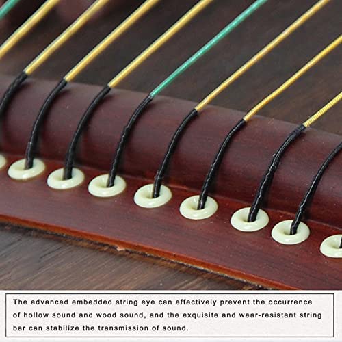 Guzheng, cytra mały Guzheng przenośny Mini początkujący początkujący początkujący praktyka dla dzieci gra na 21 strunach, 95cm
