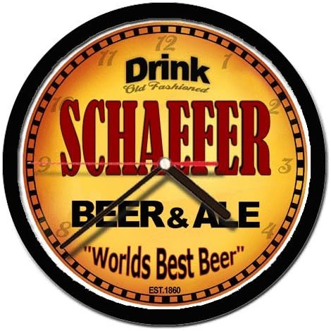 SCHAEFER beer and ale cerveza wall clock