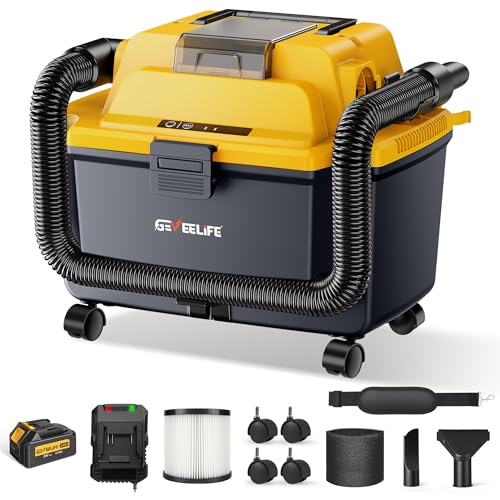GEVEELIFE 4.3 Gallon Cordless Shop Vac