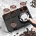 Cramelith Espresso Tamping Station 10-in-1 - Knock Box Organizer for 51-58mm Portafilter (Black)