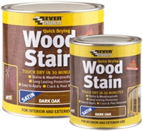 Everbuild Quick Drying Wood Stain, Dark Oak, 2.5 Litre