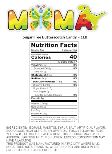 Sugar Free Lemon Drops Hard Candy - 1 lb Sweet & Citrusy Bulk Candy Individually Wrapped - Gluten Free, Keto Friendly, Vegan Lemon Drops Mima's Summer Mega Sale Treats Bag