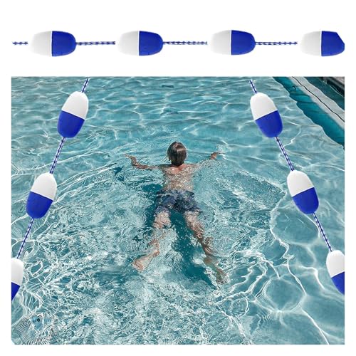Corde de séparation de couloir de piscine réglable ligne de sécurité flottante 10m