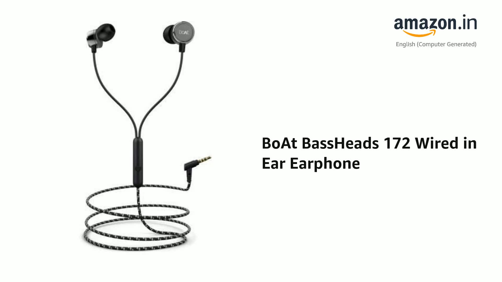 boAt BassHeads 172 Wired in Ear 