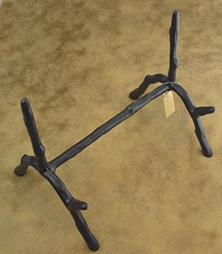 Lulu Decor, Cast Iron Branch Style Book Holder, Easel, Picture Holder, Picture Display, Cook Book Holder, Bible Stand, Antique Black (Branch Easel Ci20) #TOP4