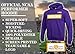 Little King NCAA Toddler Boys Polyester Performer Hoodie Sweatshirt with Team Colors-LSU-Purple-2T