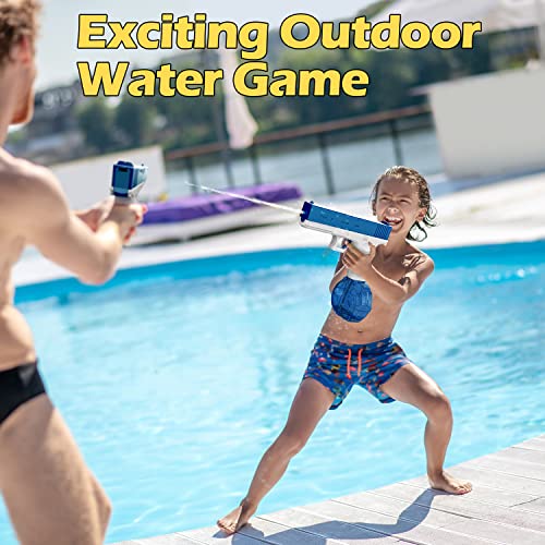 Eaglestone Powered Electric Water Gun Long Range,Automatic Squirt Guns For Adults & Kids, Two Magzines 450Cc+60Cc Large Capacity Water Guns,Outdoor Water Blaster Toy #TOP5