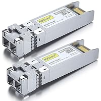 10Gtek [2 Stück] Ubiquiti SFP+ SR Multimode Modul UF-MM-10G, 10GBase-SR Fibre Transceiver, Dual LC Connector, 850nm, 300-Meter – Ansicht 2