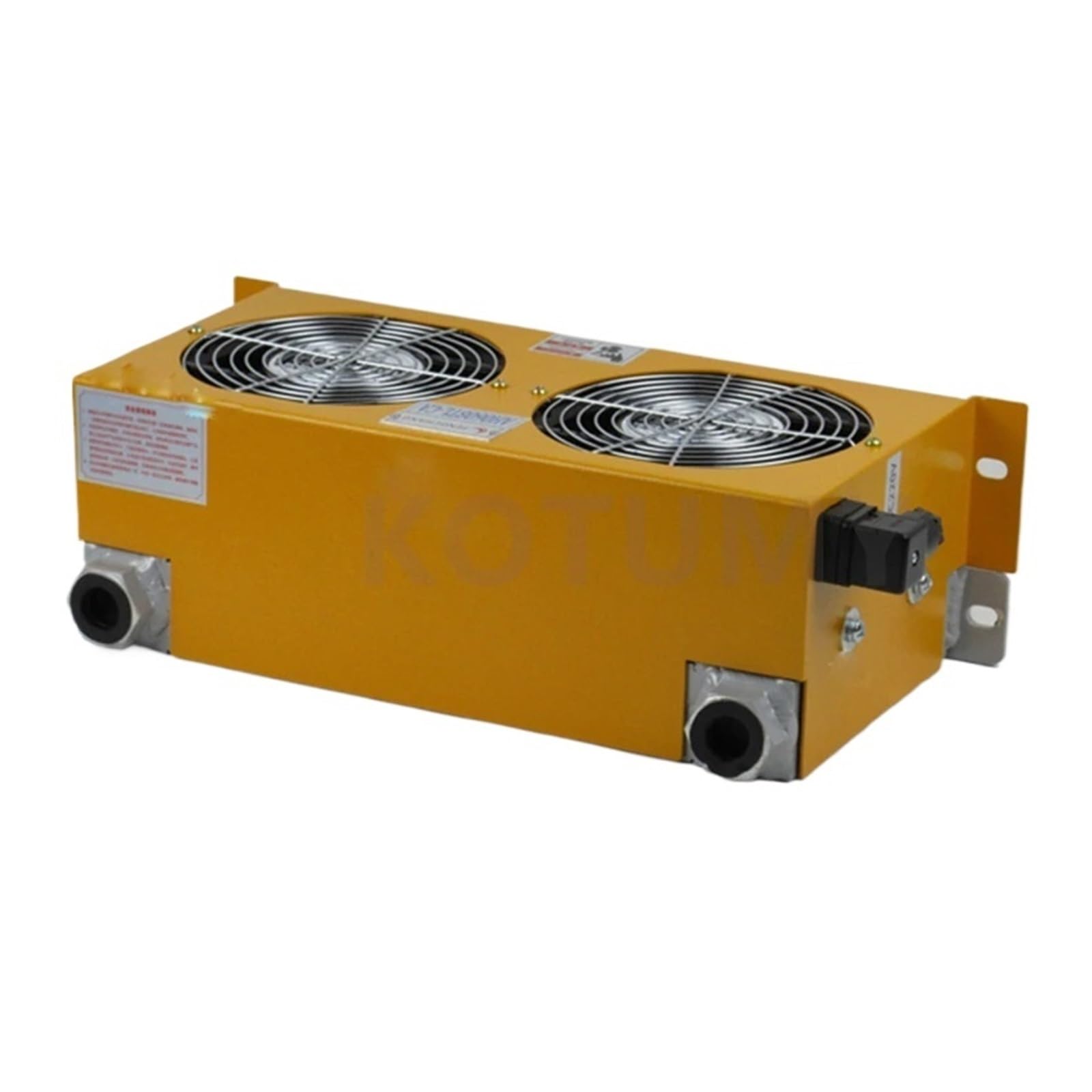 Refroidisseur d'air hydraulique 60 l/Min AH0608TL-CA, radiateur à Huile refroidi par air, Double Ventilateur, Machine de Refroidissement d'huile(AC380V)