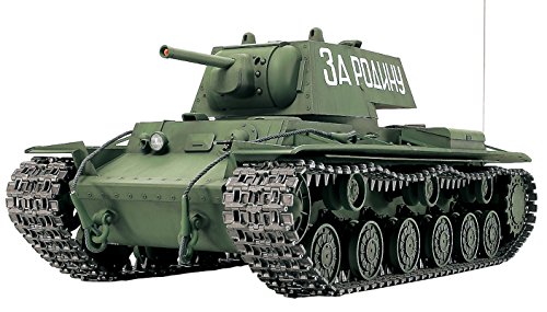 タミヤ(TAMIYA) 1/16 ラジオコントロールタンクシリーズ No.27 ソビエト KV-1重戦車 フルオペレーションセット (4チャンネルプロポ、バッテリー、充電器付き) 56027 タミヤ(TAMIYA) 1/16 ラジオコントロールタンクシリーズ No.27 ソビエト KV-1重戦車 フルオペレーションセット (4チャンネルプロポ、バッテリー、充電器付き) 56027