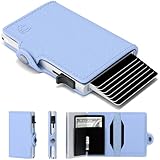 Conceal Plus Small RFID Wallet for Women, Slim Compact RFID Blocking Credit Card Holder Womens Wallet, Smart Pop Up Minimalist Card Case, Holds 4-6 Standard Cards Plus Cash & ID, Compact Travel Wallet