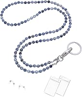 Vista 156 de Cordón para mujer, cordones con cuentas para tarjetas de identificación, soporte para profesores, llavero y correa para collar para mujeres y niñas