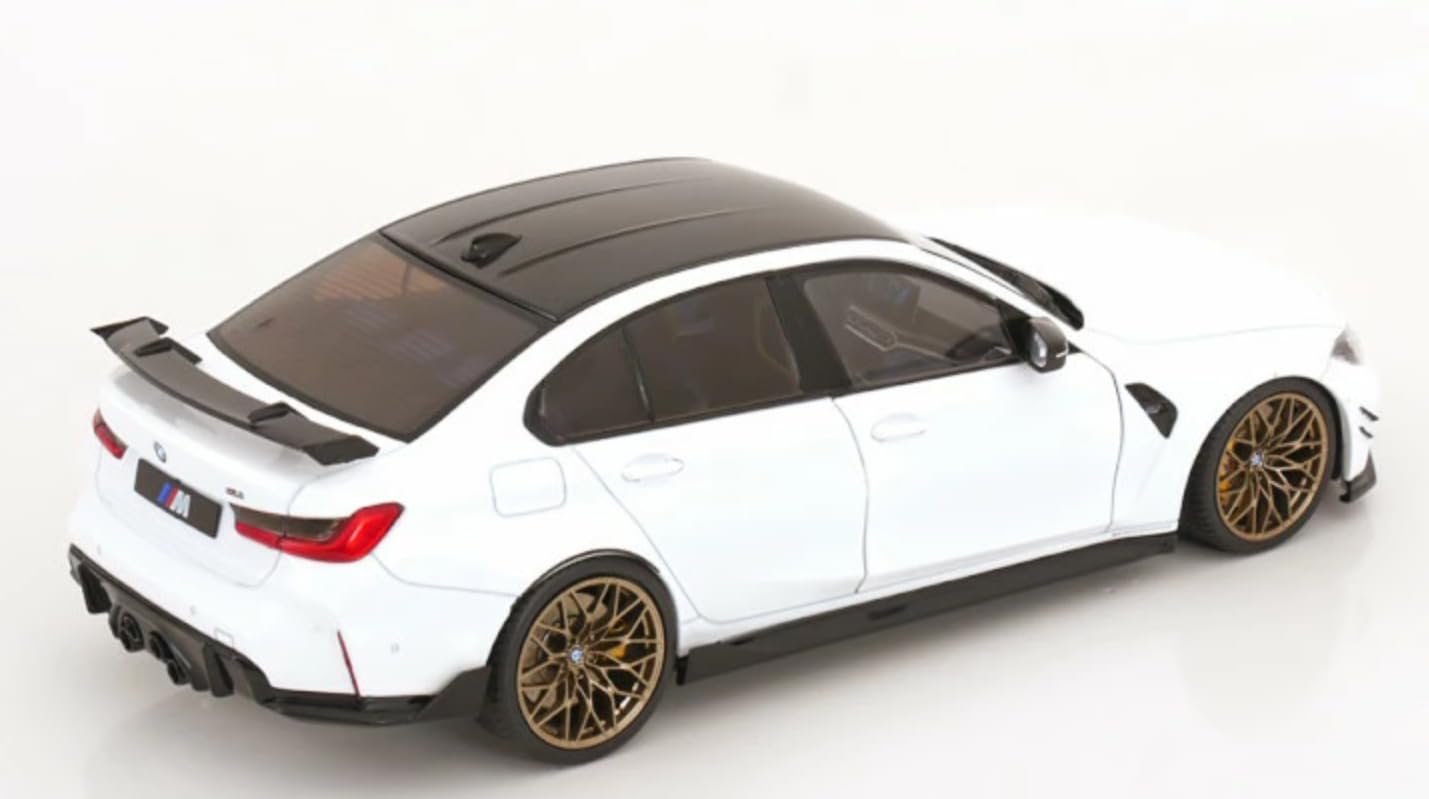 Amazon.co.jp: ミニカー 1/18 2024 BMW M3 (G80) 4DR 白色 限定品