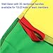AMYESE 13ft Rainbow Parachute with 20 Handles for Kids Outdoor Party Games, Team Building Play Parachute Group Cooperative Team Game Toys, Family Get-Together Entertainment