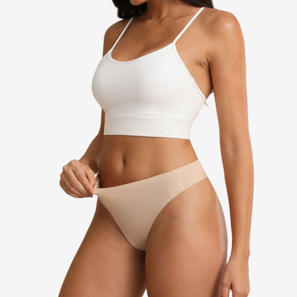 Seamless Camel Toe Cover Thong for Women – Built-In Pad Concealer Underwear to Hide Feminine Lines - Image 2