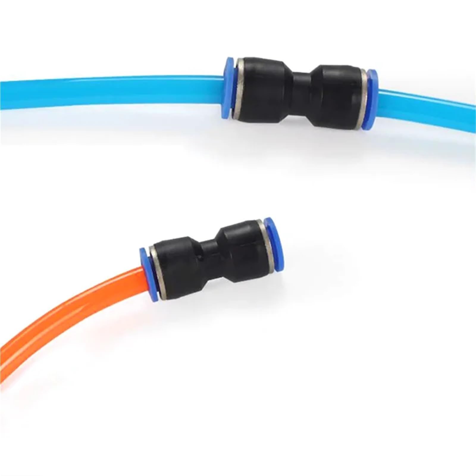 1 conector neumático de poliuretano de 4 mm, 6 mm, 8 mm, 10 mm, 12 mm, 14 mm, 16 mm, manguera de agua de aire a presión, conector recto de gas (8100 unidades)