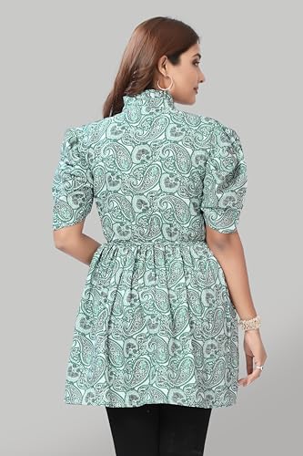 Image of Women Crepe Stylish Solid Trendy Tunic Tops Tops for Women