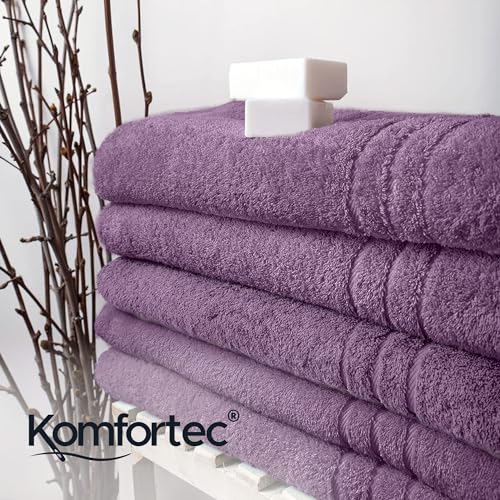 Serviette de sauna grand modèle pour table de massage violette - 8