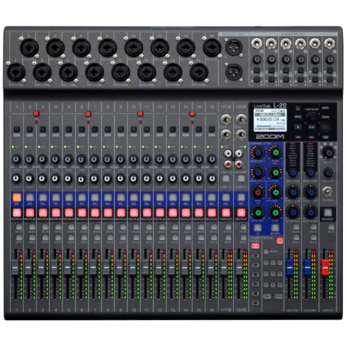 Amazon | ZOOM(ズーム) L20 デジタルミキサーレコーダー | 20トラック