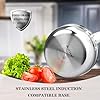 Duxtop Whole-Clad Tri-Ply Stainless Steel Saucepan with Lid, 1.6 Quart, Kitchen Induction Cookware #2