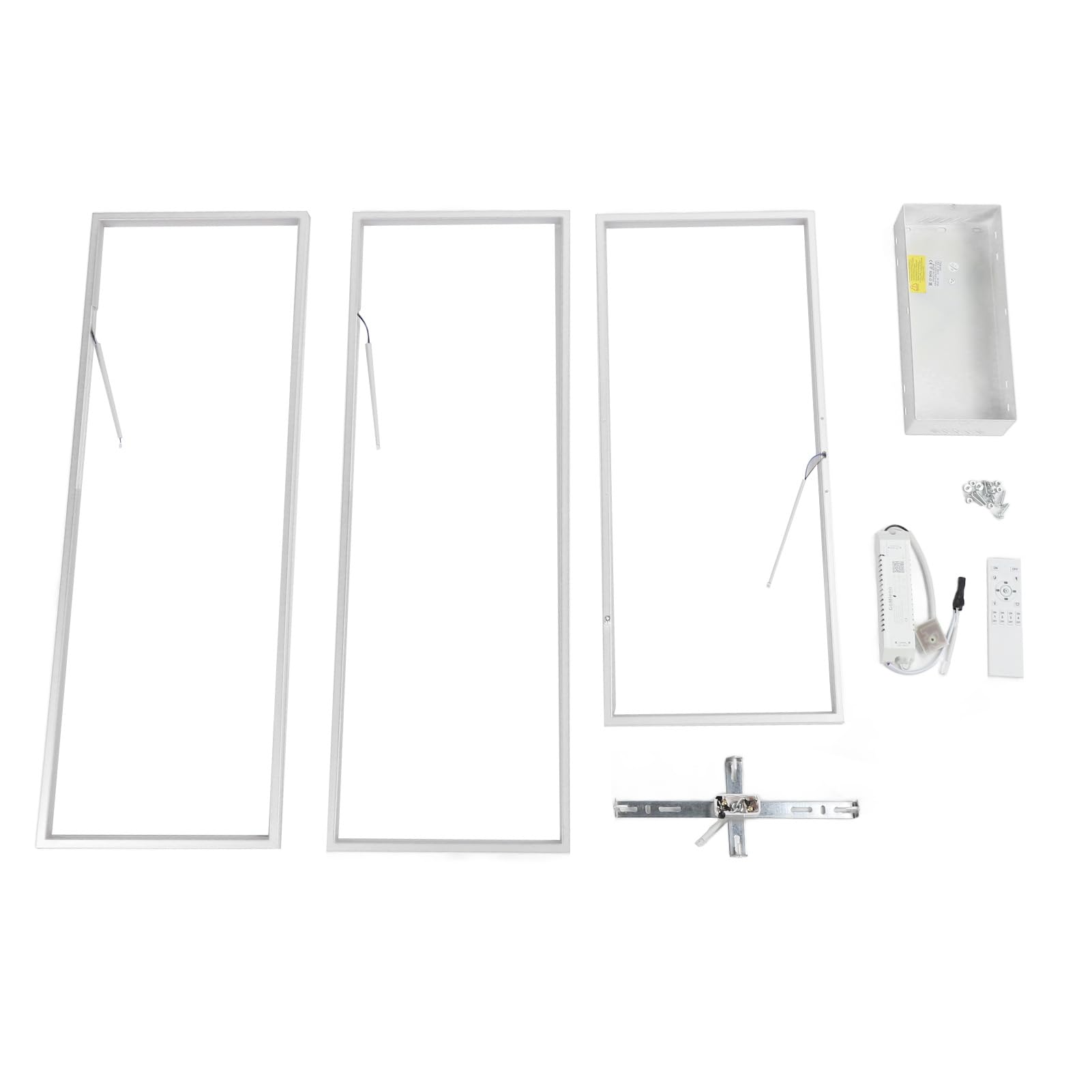 Plafond LED modern dimmable en aluminium rectangulaire flush - 8