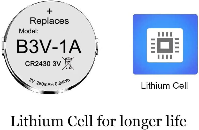 Miniatura 4 de Abeden Baterías de repuesto de litio B3V 1A compatibles con batería de collar electrónico de alta tecnología para mascotas para modelos MS-4 y MS-5