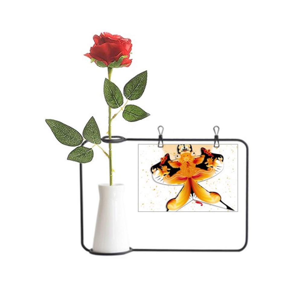 Fleurs artificielles cerf-volant chinois pour salon zen