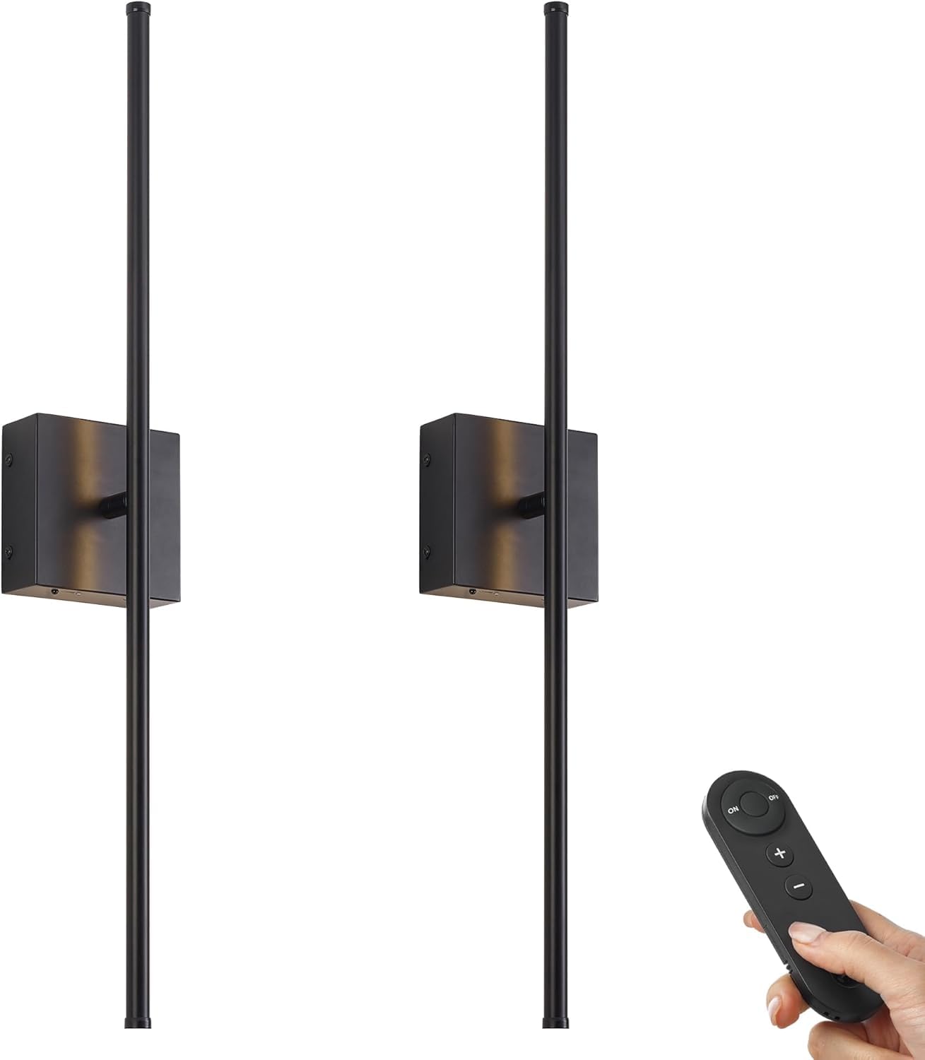 KARTOOSH 28.3 Inch Battery Operated Wall Sconces