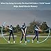 MAZEL Golf Swing Trainer Aid Improve Flexibility,Tempo,Rhythm,Balance and Strength | Golf Warm-up Stick for Chipping,Driving and Hitting,Golf Arm Band Included (Blue)