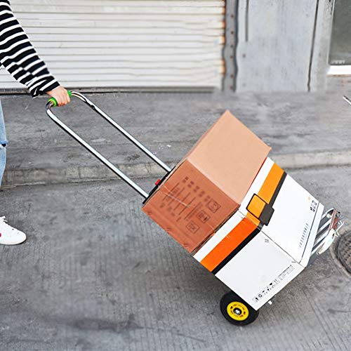 Luggage Cart-WAHOUM Folding Hand Trucks Foldable Trolley Heavy Duty Aluminium Trolley Foldable Capacity for Easy Travel… - Image 3