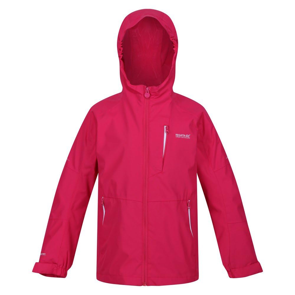 Regatta Girls Calderdale III Full Zip Waterproof Coat
