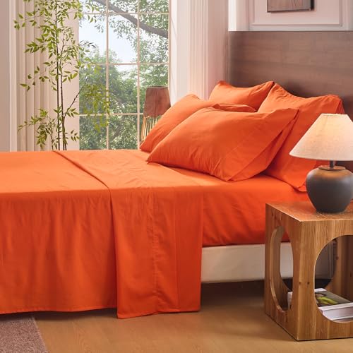 Image of Bedlifes 100% French Linen Queen Bedding Set - 18-24 inch Extra Deep, 6-Piece | Soft & Durable, Breathable & Cooling, Flax Linen Sheet, OEKO-TEX Certified, Moisture Wicking, Easy Care, Machine Washable