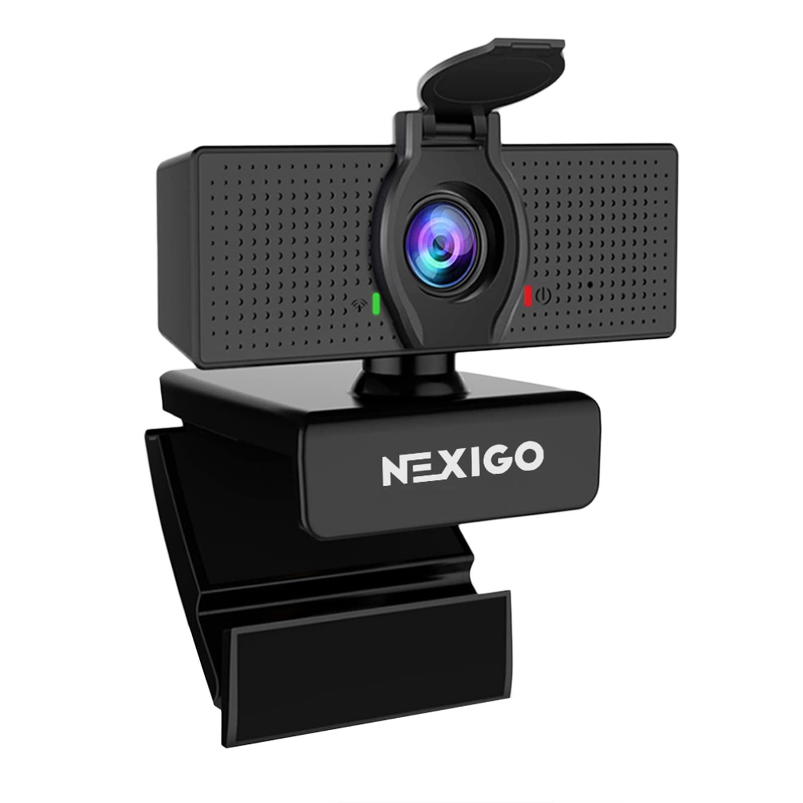 NexiGo N60 1080P Webcam with Microphone, Adjustable FOV, Zoom, Software Control & Privacy Cover, USB HD Computer Web Camera, Plug and Play, for Zoom/Skype/Teams, Conferencing and Video CallingNexiGo N60 1080P Webcam with Microphone, Adjusta…