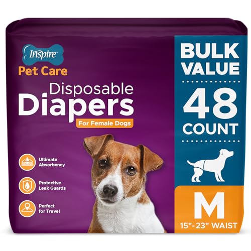 Inspire Pet Care Dog Diapers Female Dogs | Bulk Value