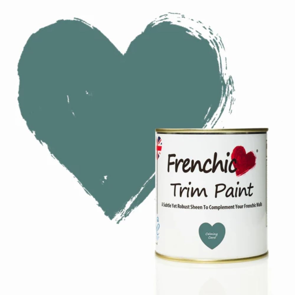 Frenchic Calming Carol Trim Paint with a Satin Sheen Finish - 500ml