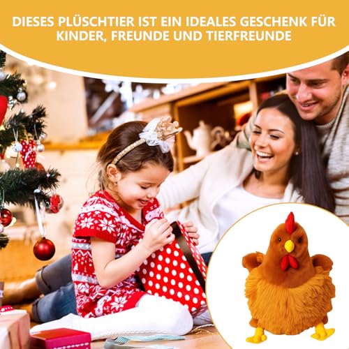 Qnvyw Plüsch Huhn Kuscheltier - Süßes Küken Spielzeug, Niedliches Spielzeug Als Geschenk Für Ostern Und Geburtstag