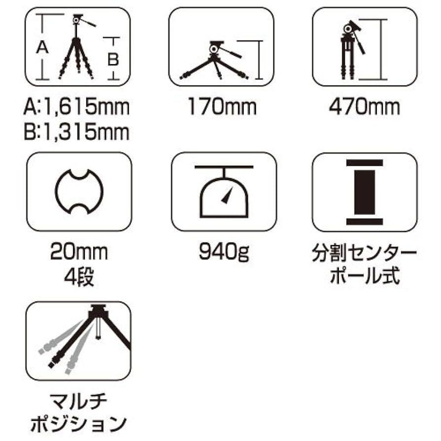 Amazon | SLIK 三脚 スプリント PRO II GM N 4段 旅行用三脚