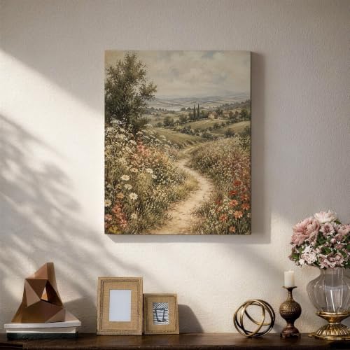 Lienzo decorativo natural para transformar tu hogar con frescura primaveral rústica de 40x50 cm 5
