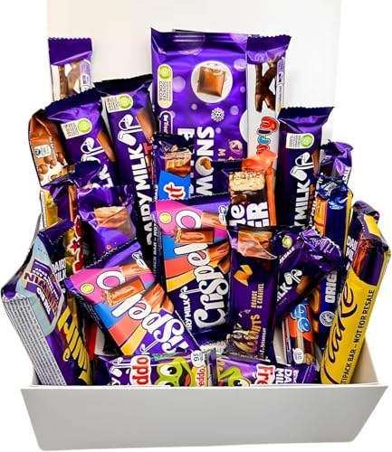 Benerry Chocolate Gift Box Hamper - 24 Treats Gift for Any Occasion - Dairy Milk Style Sweet Box of Chocolates
